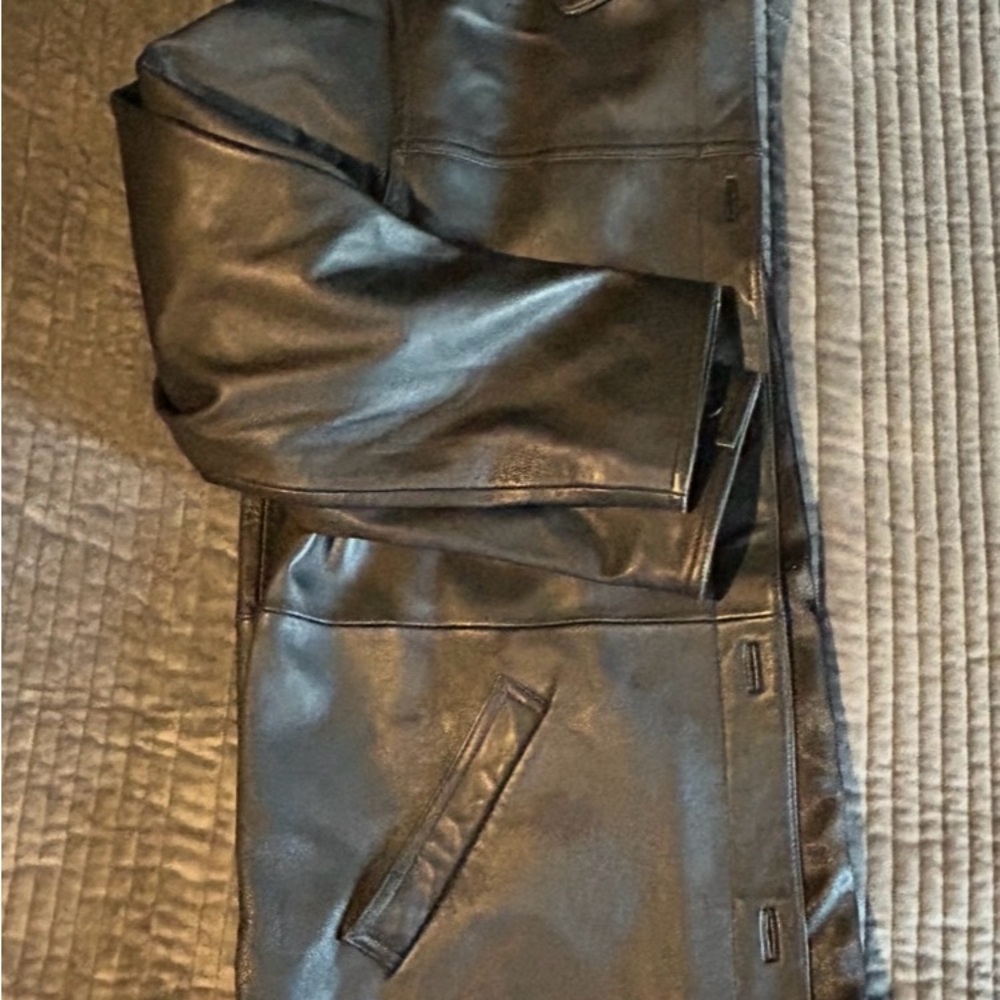 Centigrade Black Leather Jacket Large - image 2